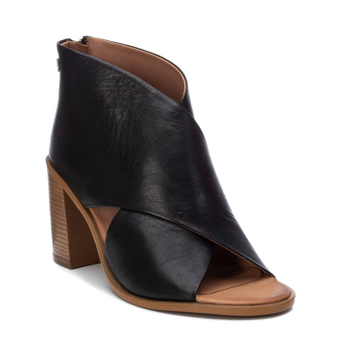 Carmela 16077003 bottine cuir noir talon 8 cm