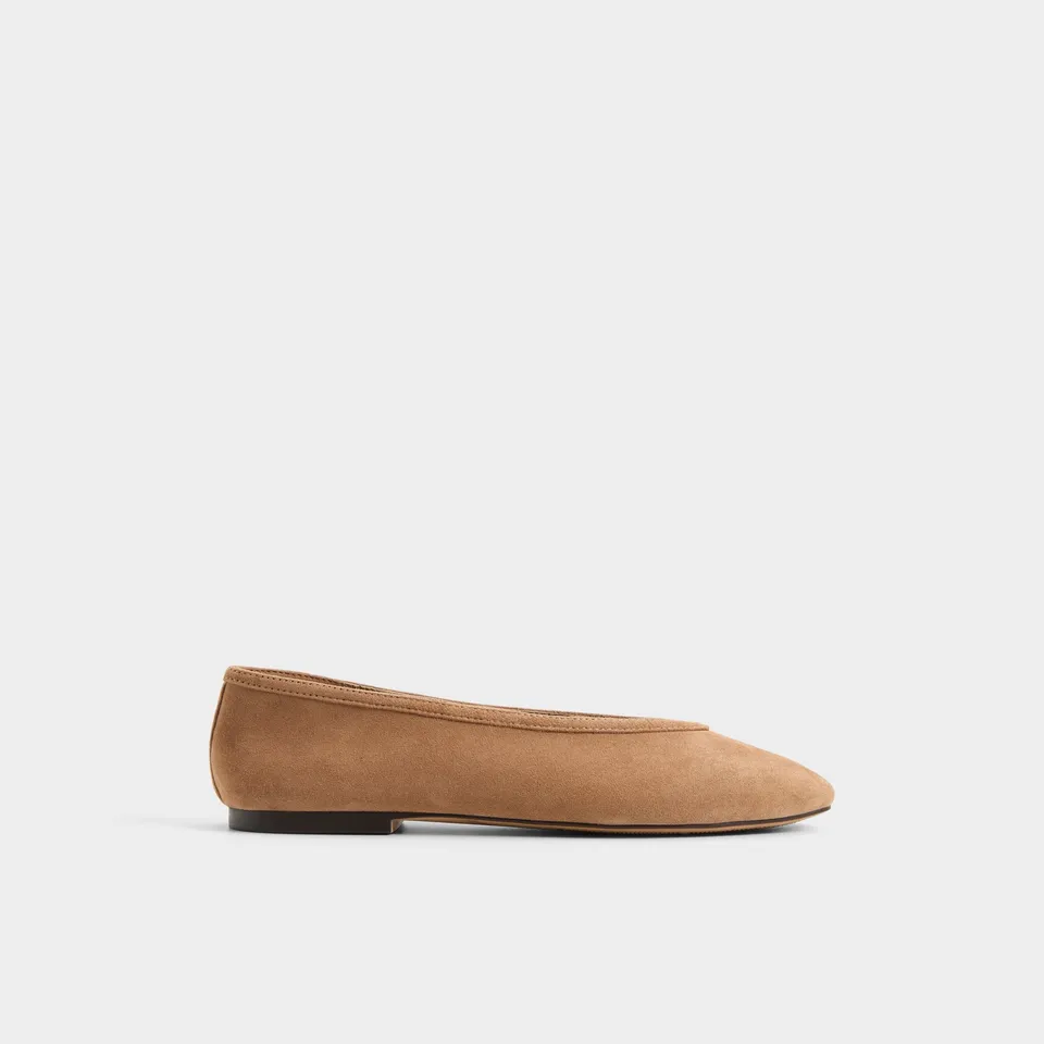 ALDO Ayrah ballerines cuir suède beige