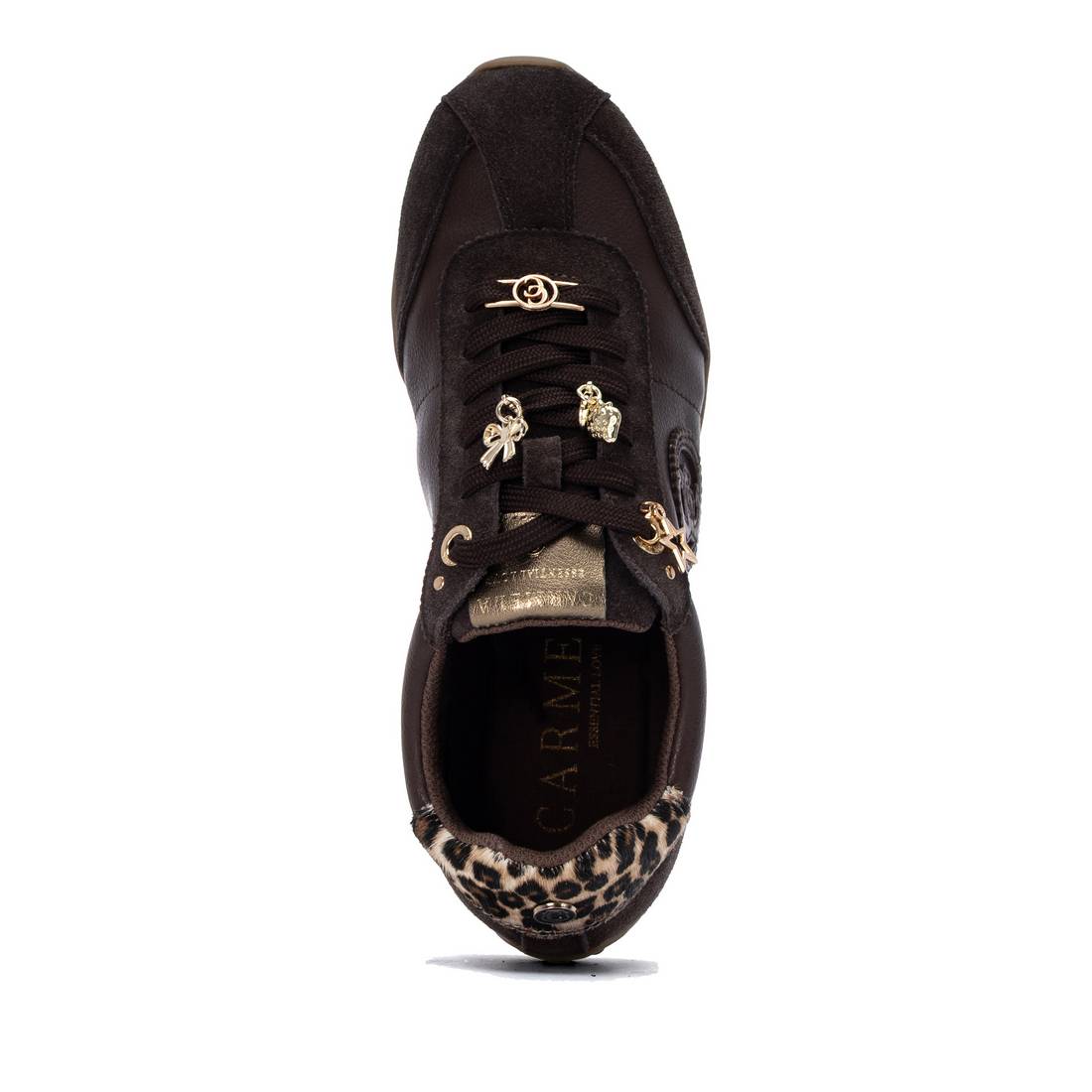 Carmela 16438401 baskets femme marron synthétique