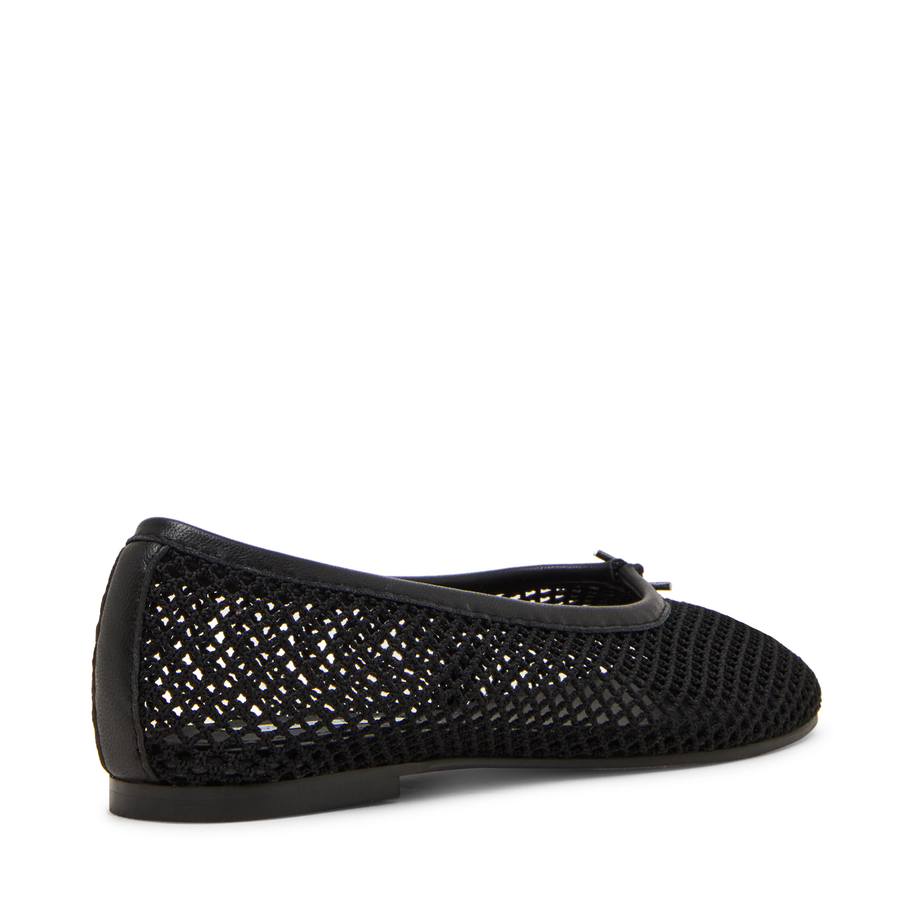 Steve Madden Calico-Mesh ballerine plate noir