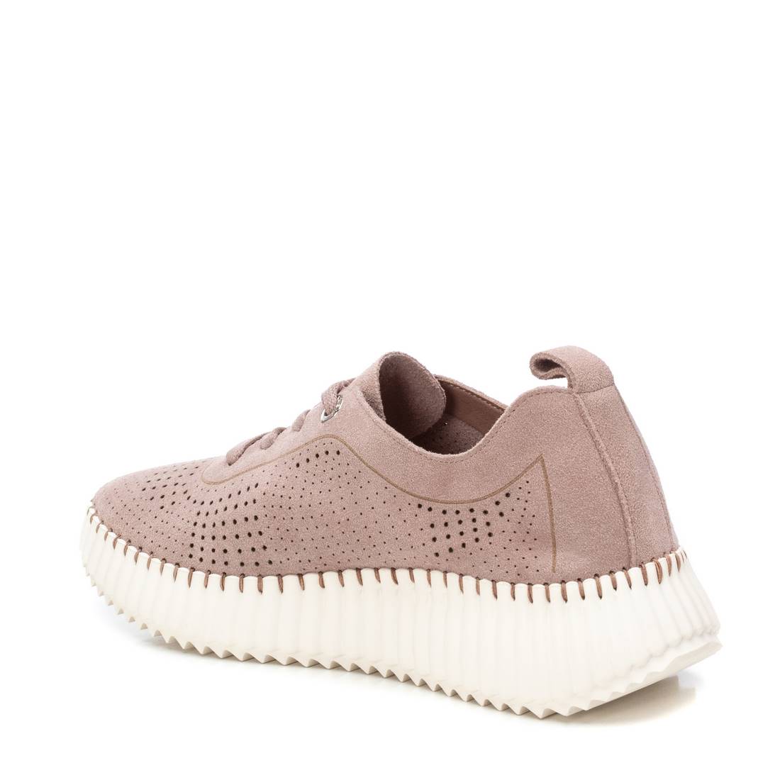 Carmela 16232507 mocassin cuir nude plat