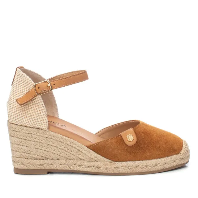 Carmela 16161802 espadrille marron compensée 7cm