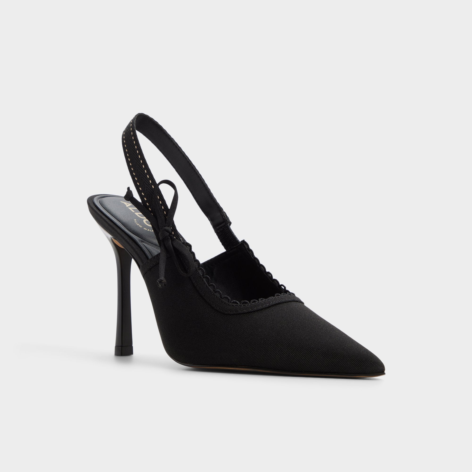 ALDO Hennie bottes noires talon nœud
