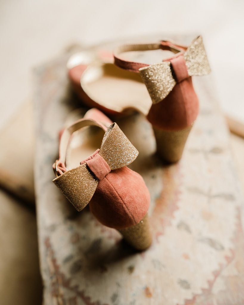 Dessine Moi Un Soulier Charlotte high sandale velours rose thé cuir