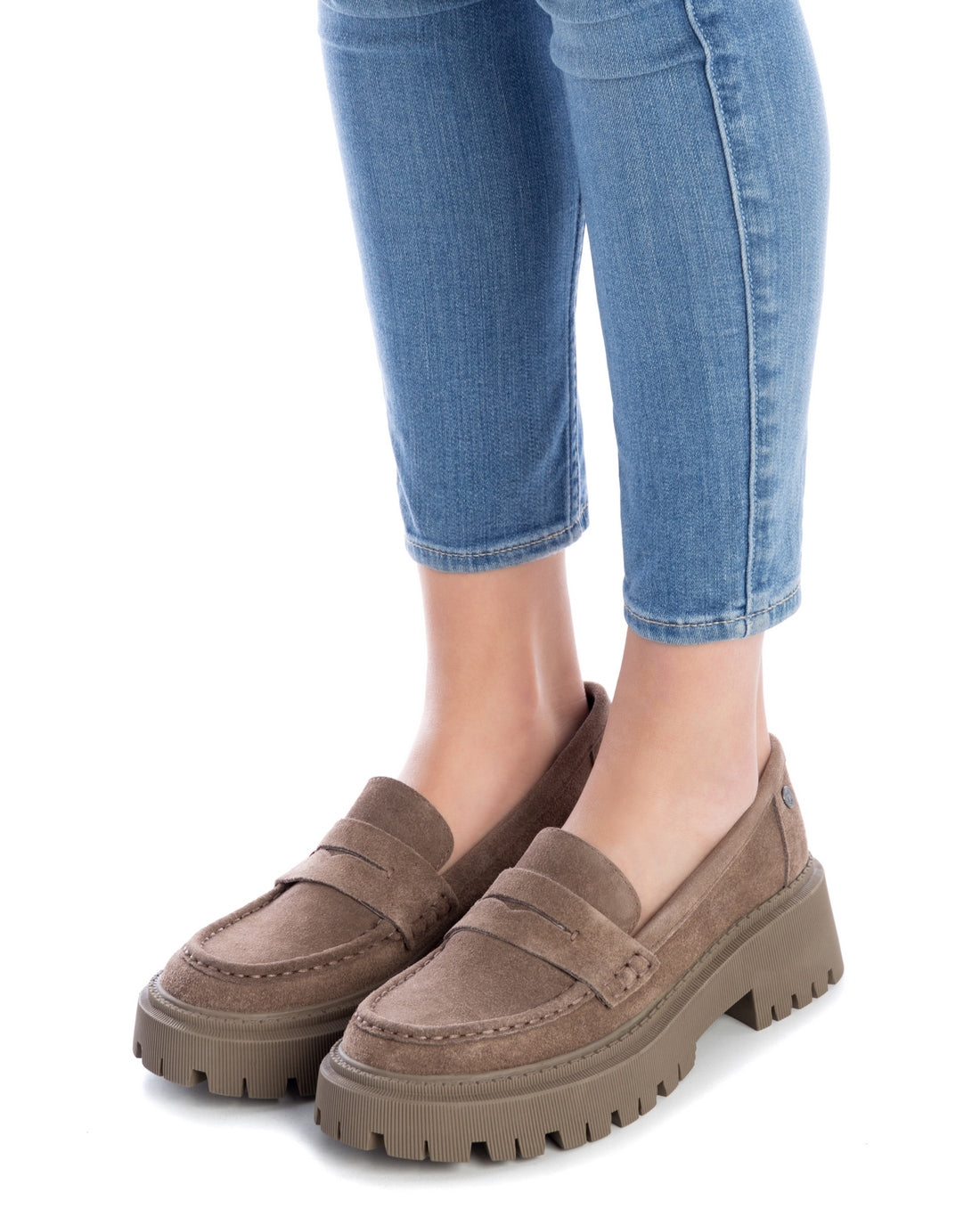 Carmela 16025804 mocassin marron serrage track