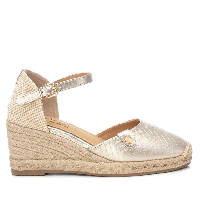 Carmela 16161701 espadrille femme doré cuir 7 cm
