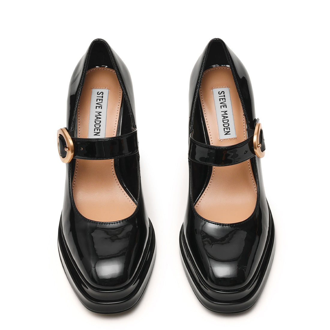 Steve Madden Kylee escarpins vernis noir talon 7 cm