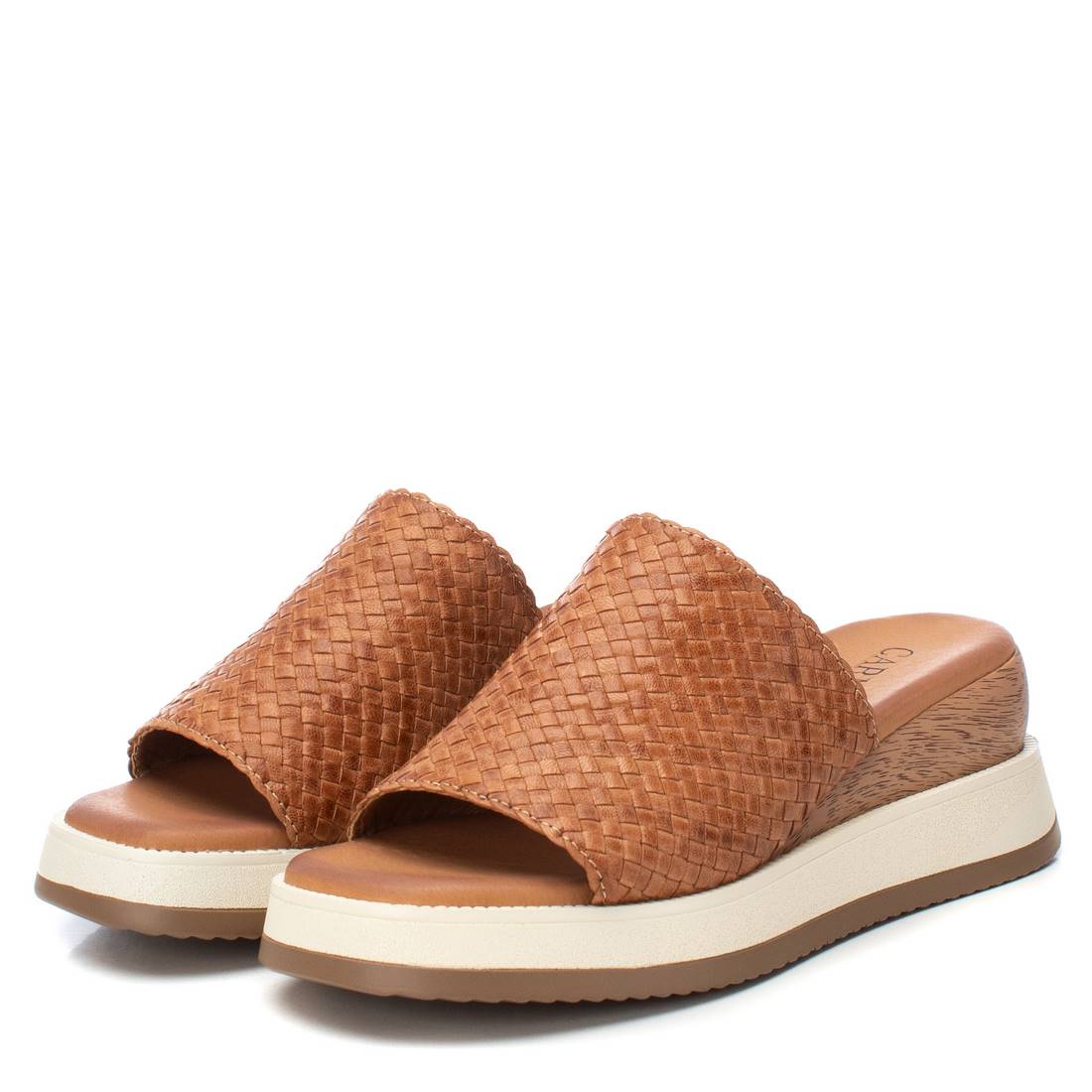 Carmela 16154701 sandales compensées marron cuir