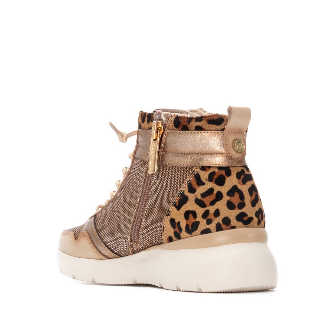 Carmela 16251402 bottine femme cuir beige talon plat