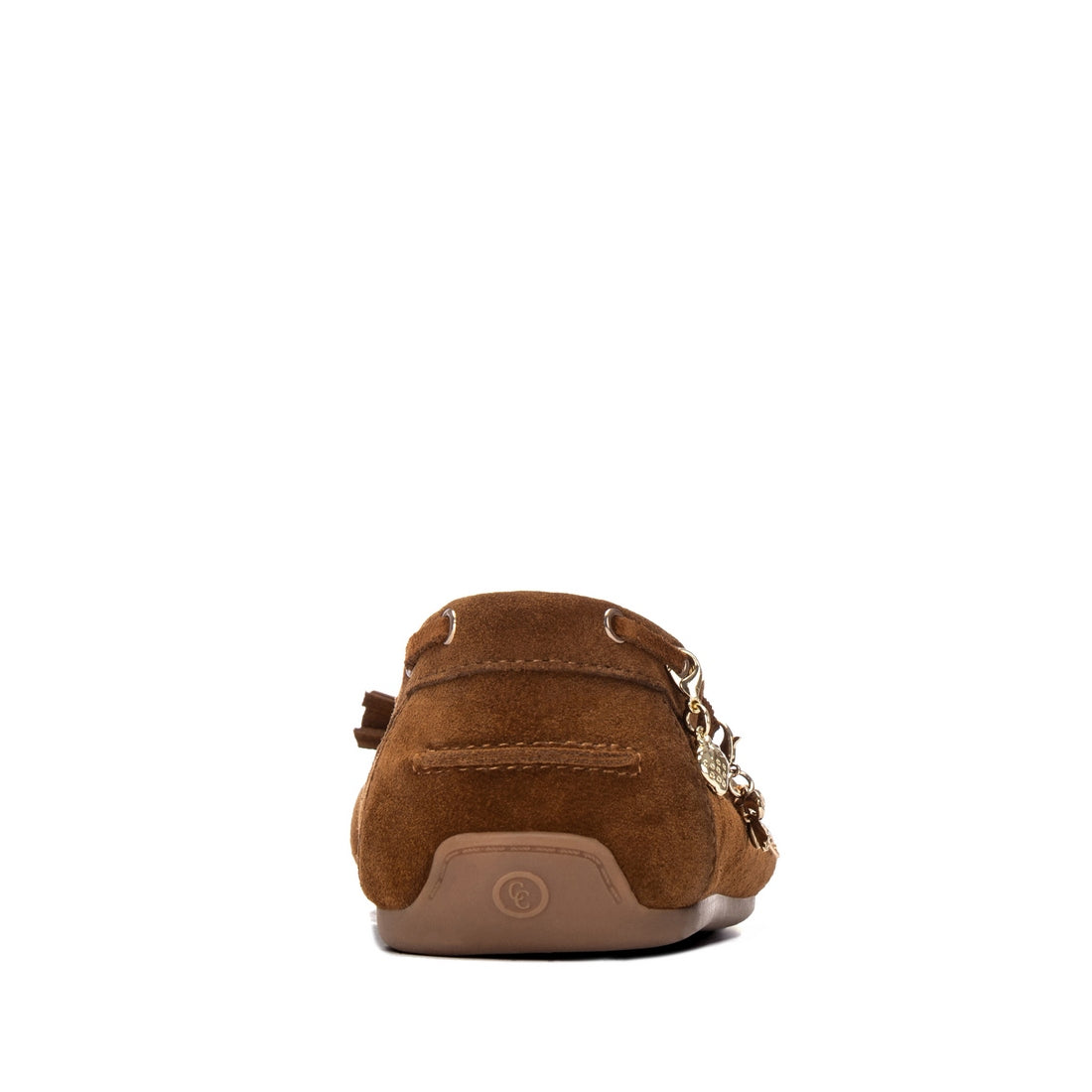 Carmela 16414704 mocassin femme camel cuir plat