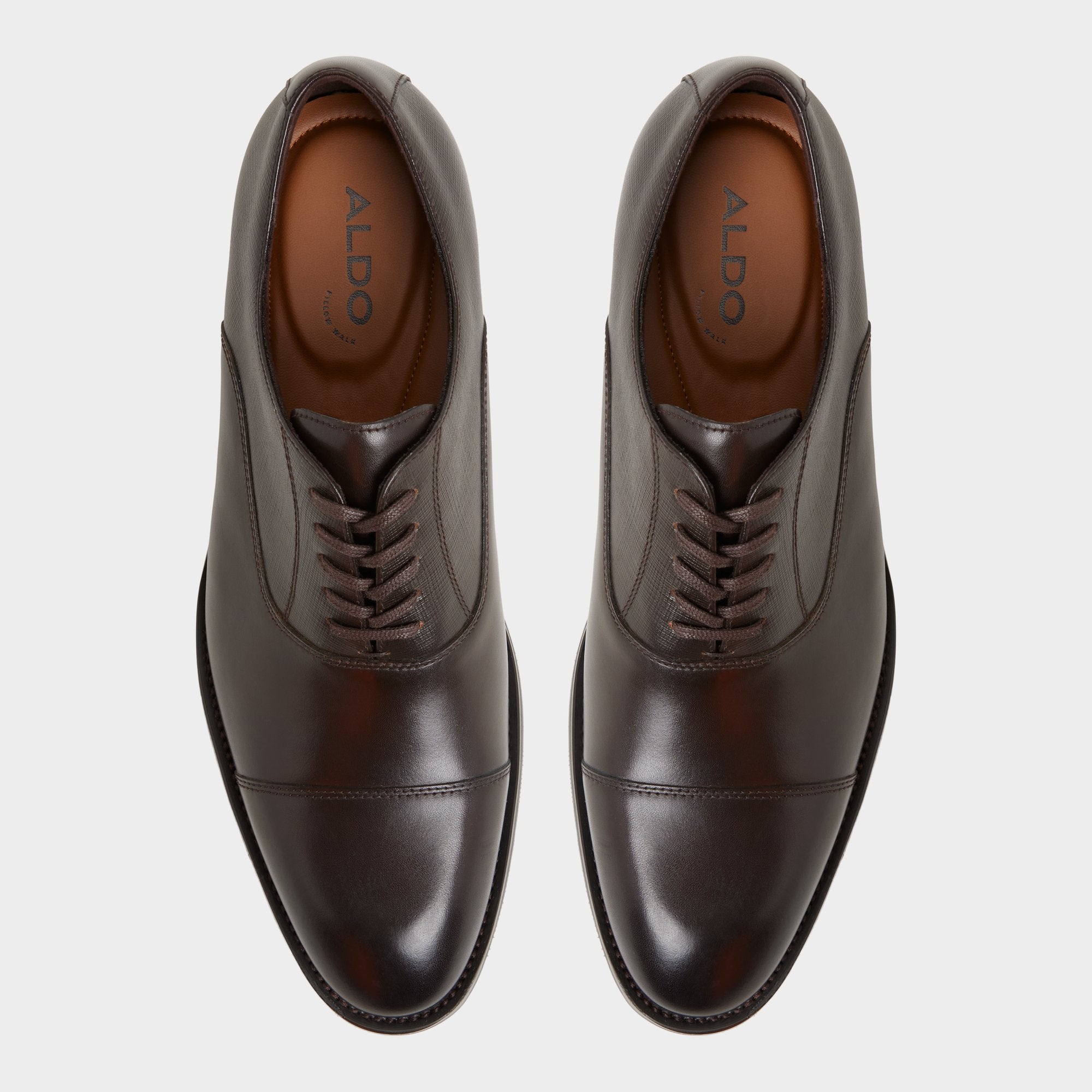 ALDO Reece derbies oxford marron cuir
