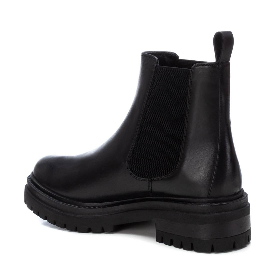 Carmela 16178101 bottines cuir noir chelsea plates