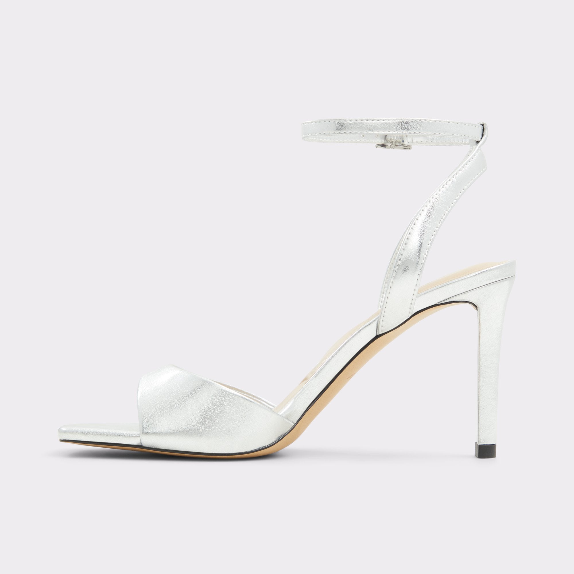 ALDO Sake sandales talon argenté stiletto