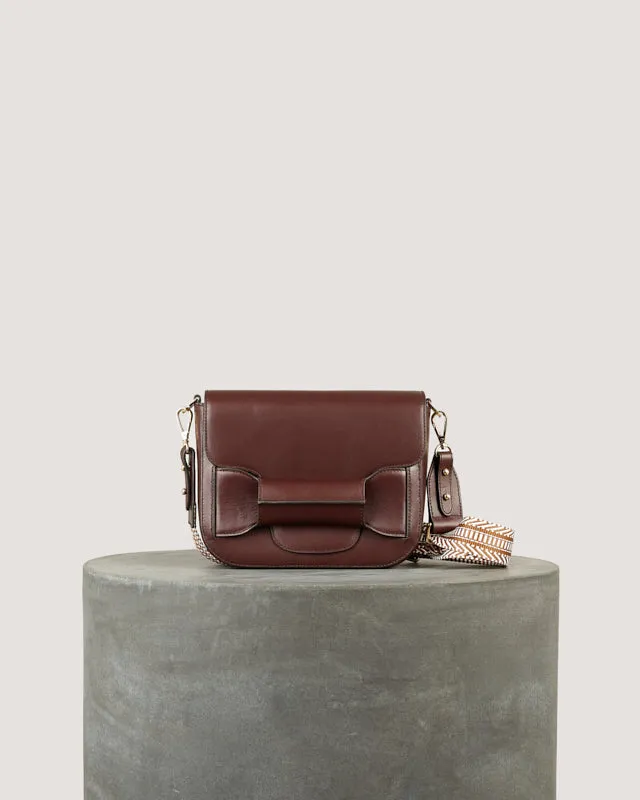 Tila March Ali sac bandouliere cuir vin bordeaux
