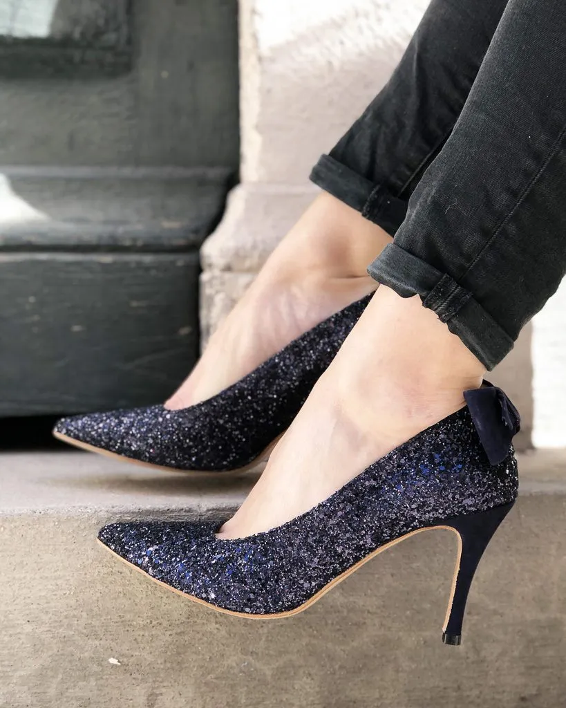 Dessine Moi Un Soulier Bout Pointu Glitter Starlight escarpins