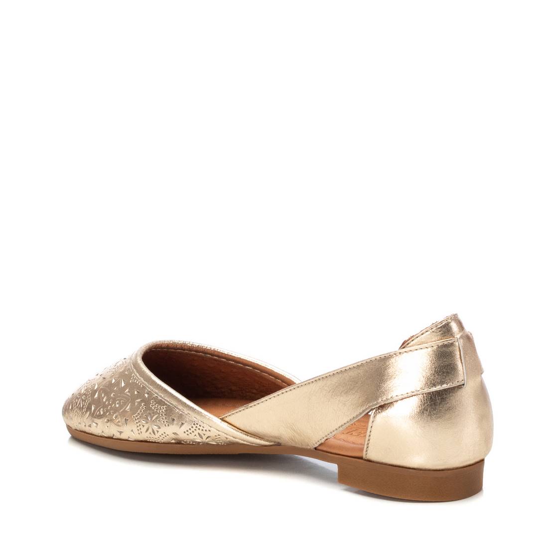 Carmela 16158408 ballerine cuir dorée boucle