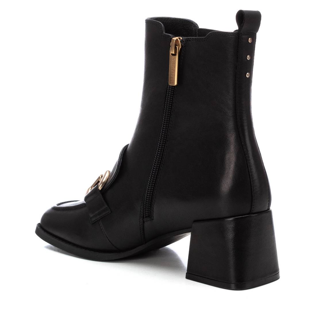 Carmela 16194001 bottine cuir noir talon 6 cm