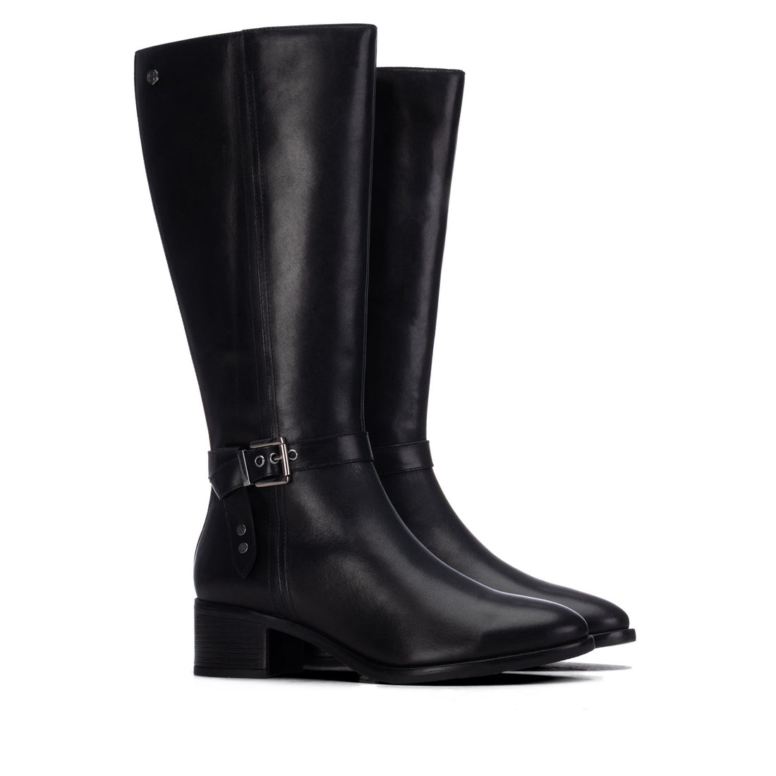 Carmela 16416401 bottes femme noir cuir talon