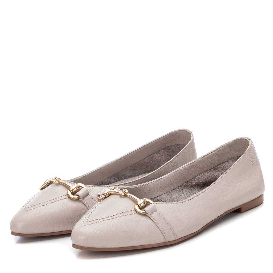 Carmela 16055204 ballerine cuir blanc plat