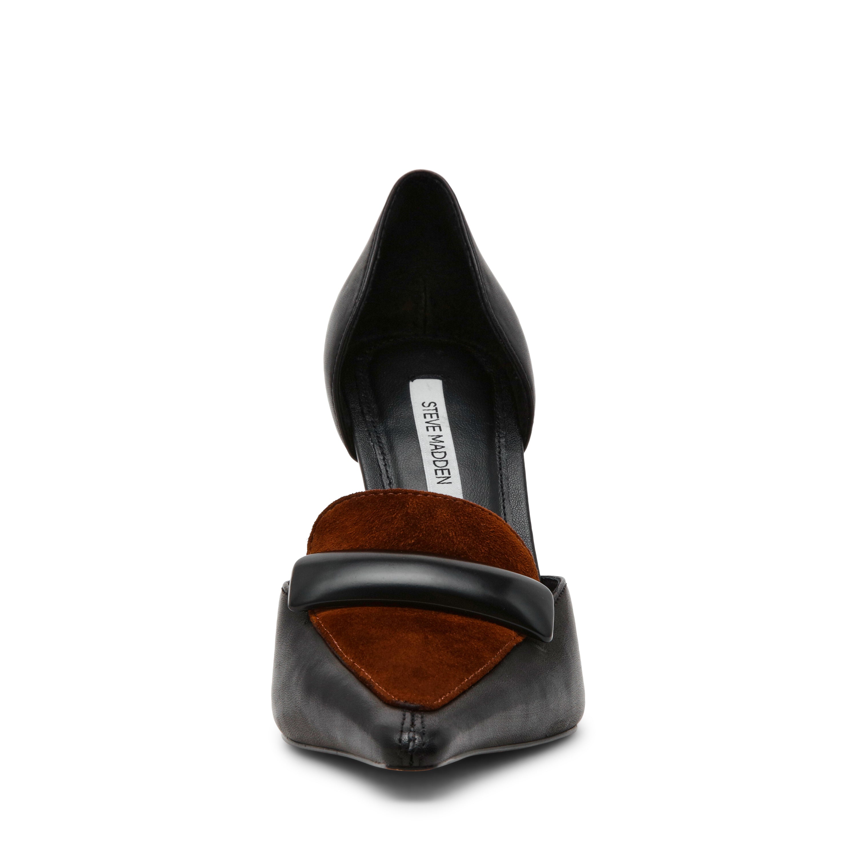 Steve Madden Delphini escarpins cuir noir talon 9,7 cm