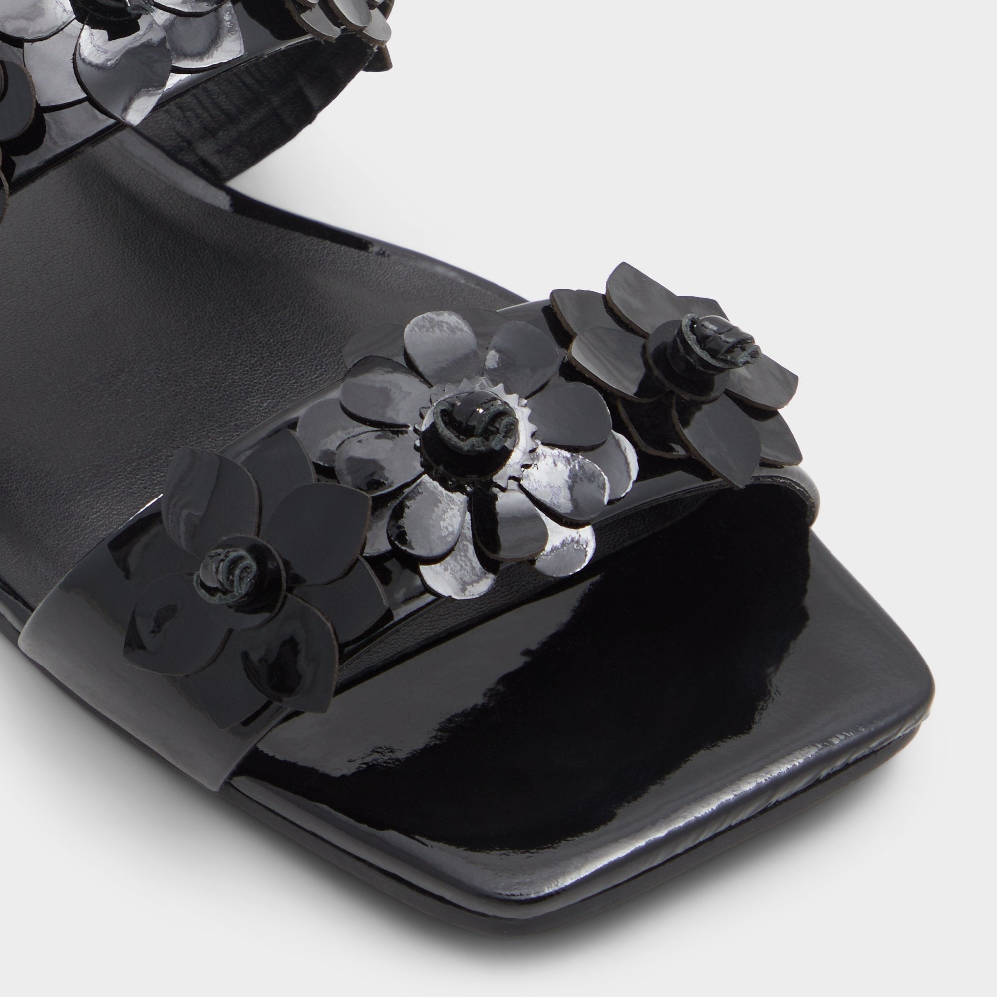 ALDO Fiore sandales plates noires confort
