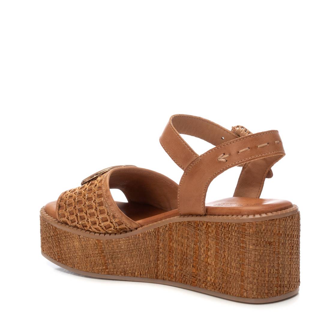 Carmela 16236001 sandales cuir camel compensées