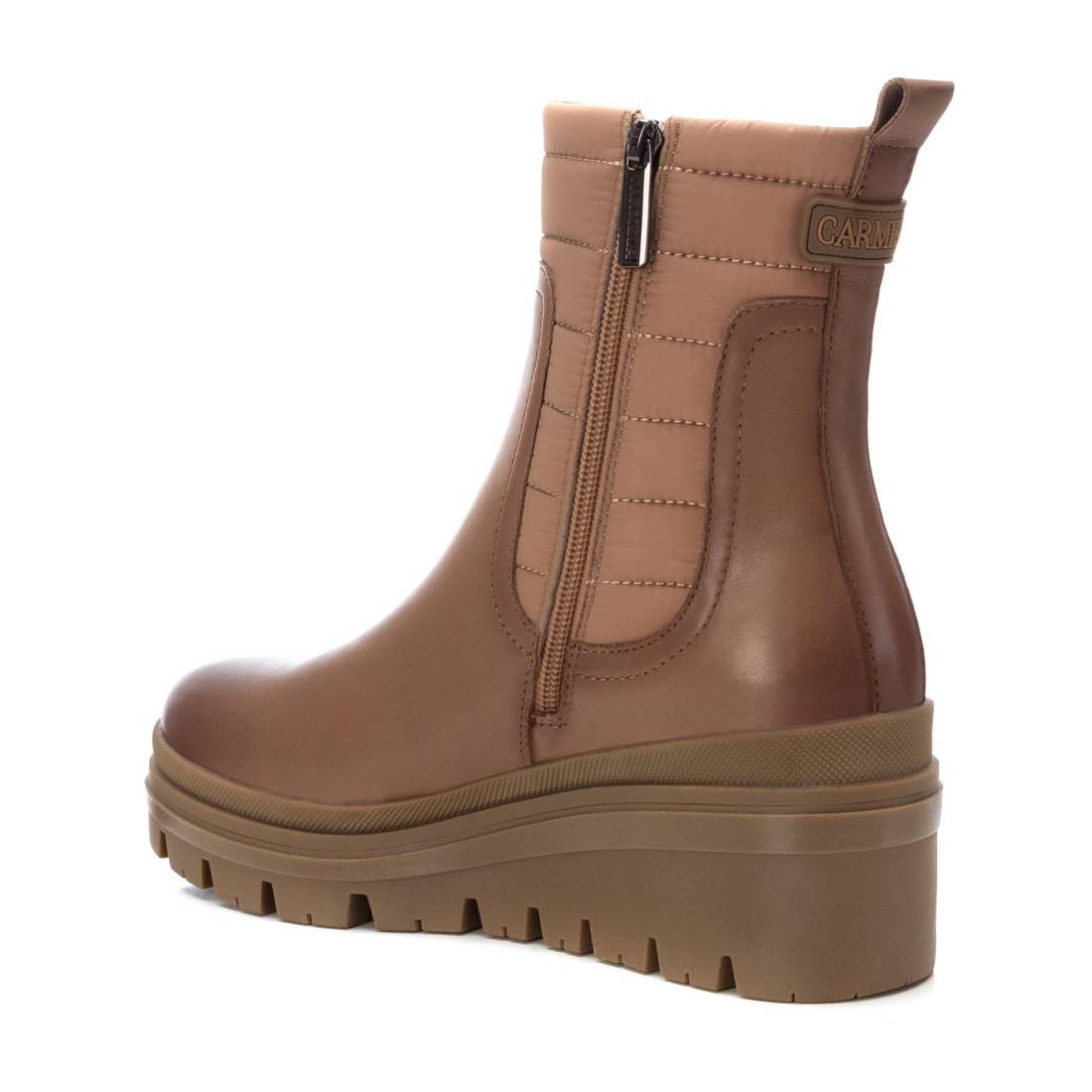 Carmela 16032603 bottine cuir marron plateforme 5 cm
