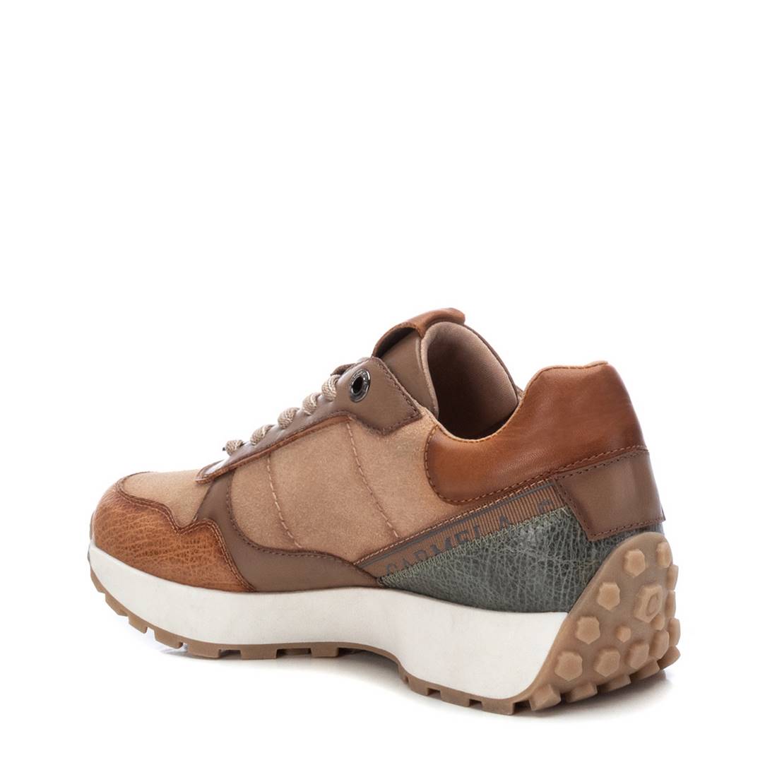 Carmela 16086204 baskets cuir marron lacets plats