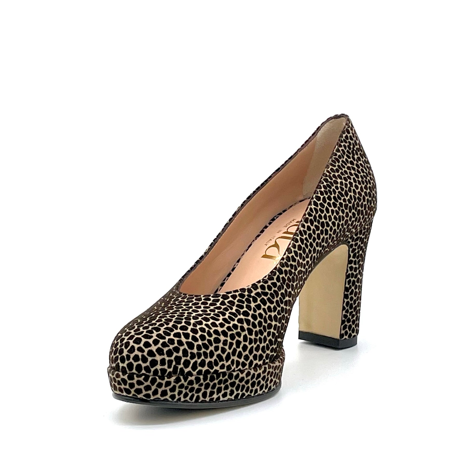 Elata 54509 escarpins imprimé plateau talon 9,5 cm