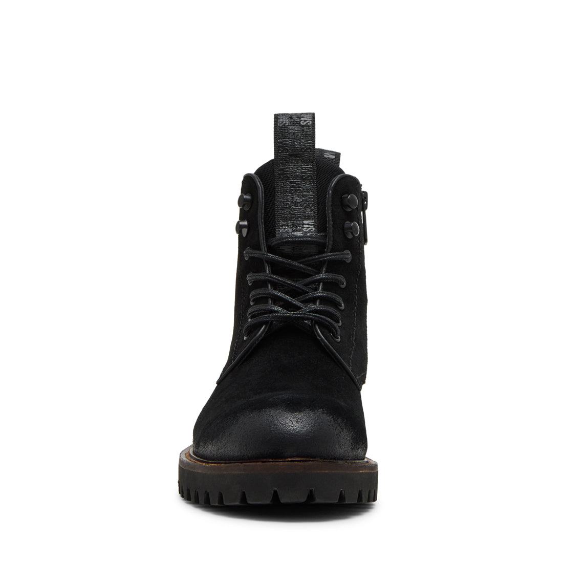 Steve Madden Montana Boots Homme Noir Daim Lacets