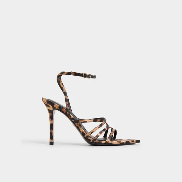 ALDO Solania sandales talon léopard satin