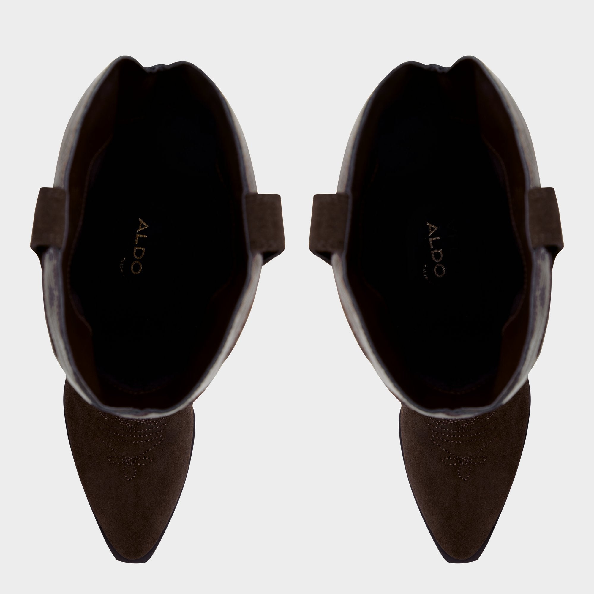ALDO Ybe bottes western daim talon bloc
