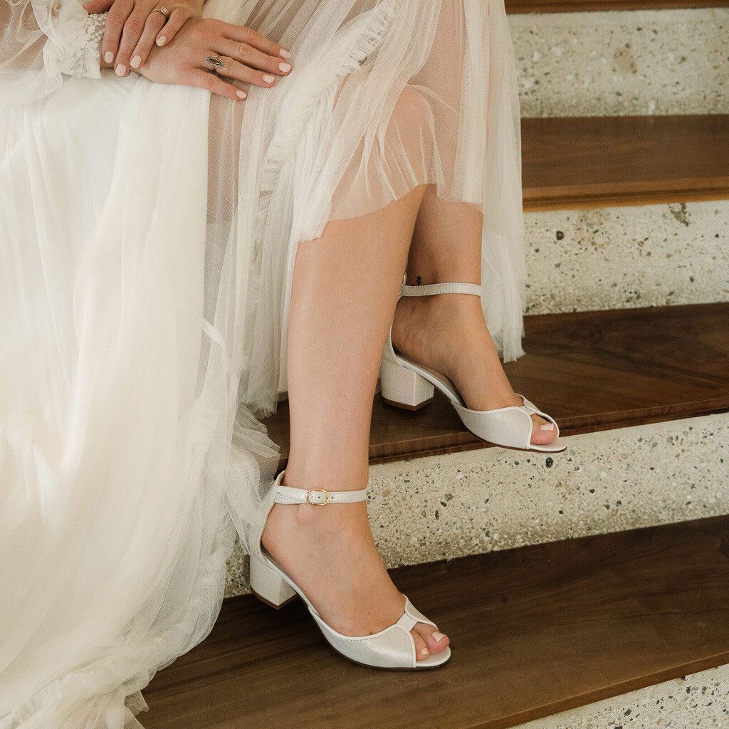 Dessine Moi Un Soulier Charlotte High sandales paillettes 37 blanc
