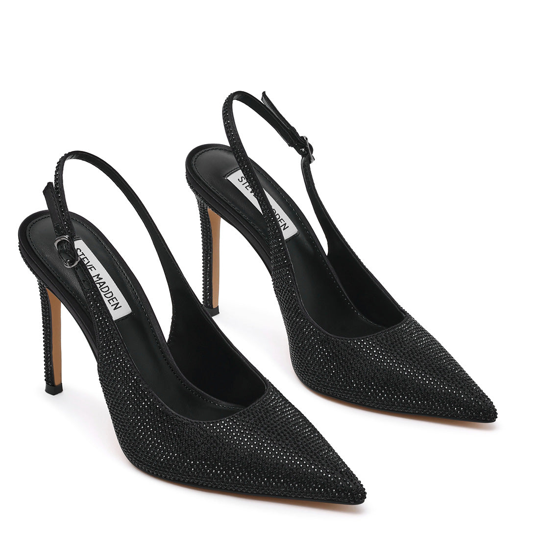 Steve Madden Tremble escarpins slingback noirs talon 10 cm