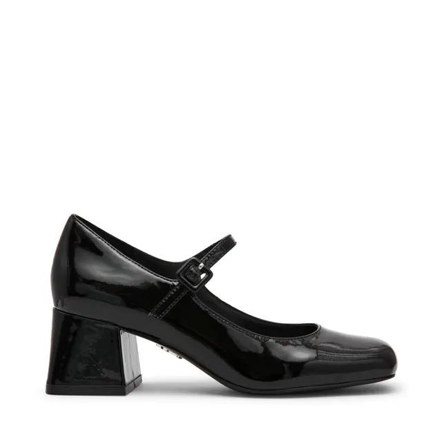 Steve Madden Darcey escarpins vernis noir talon 6 cm