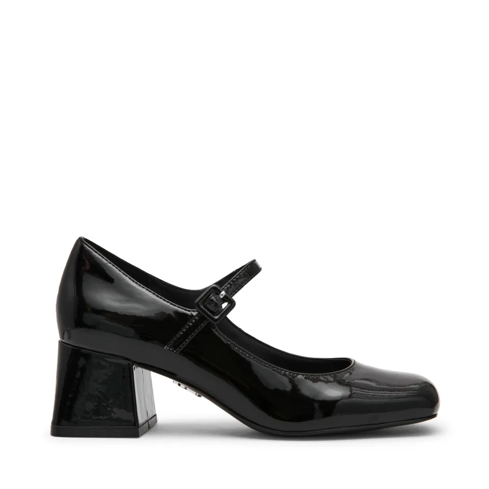 Steve Madden Darcey escarpins vernis noir talon 6 cm
