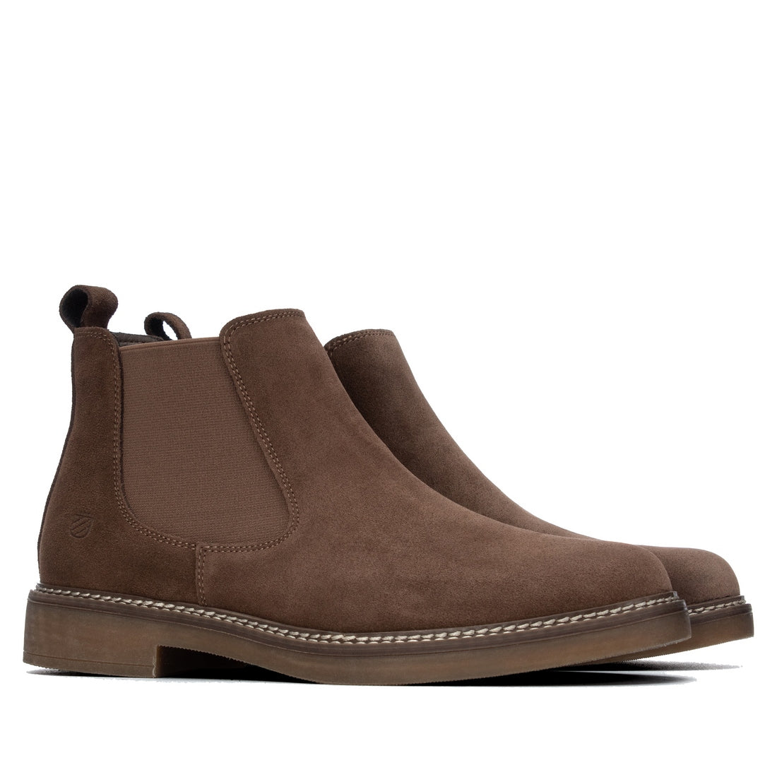 Carmela 16434801 bottines homme cuir marron plat