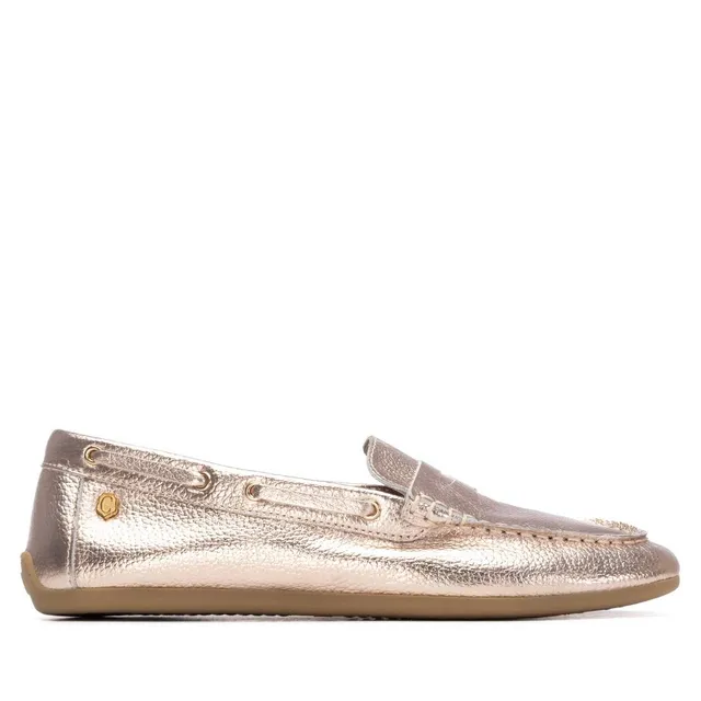 Carmela 16314406 mocassins cuir marron nude plat