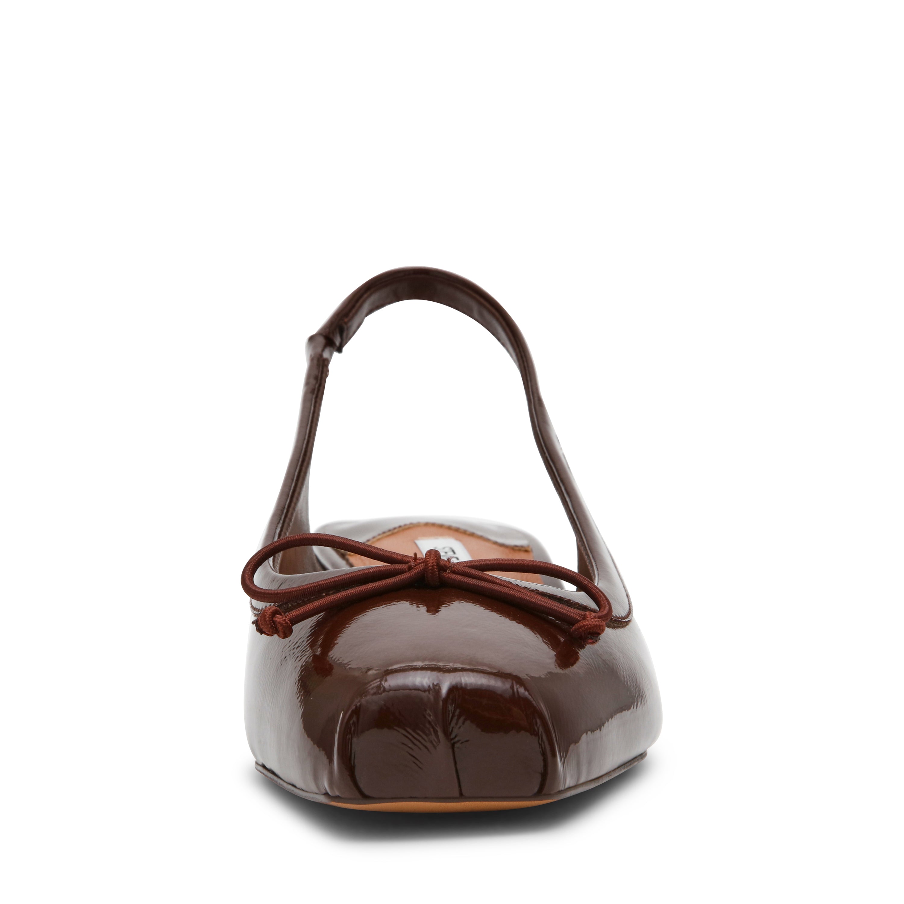 Steve Madden Loved Ballerines Marron Verni Slingback