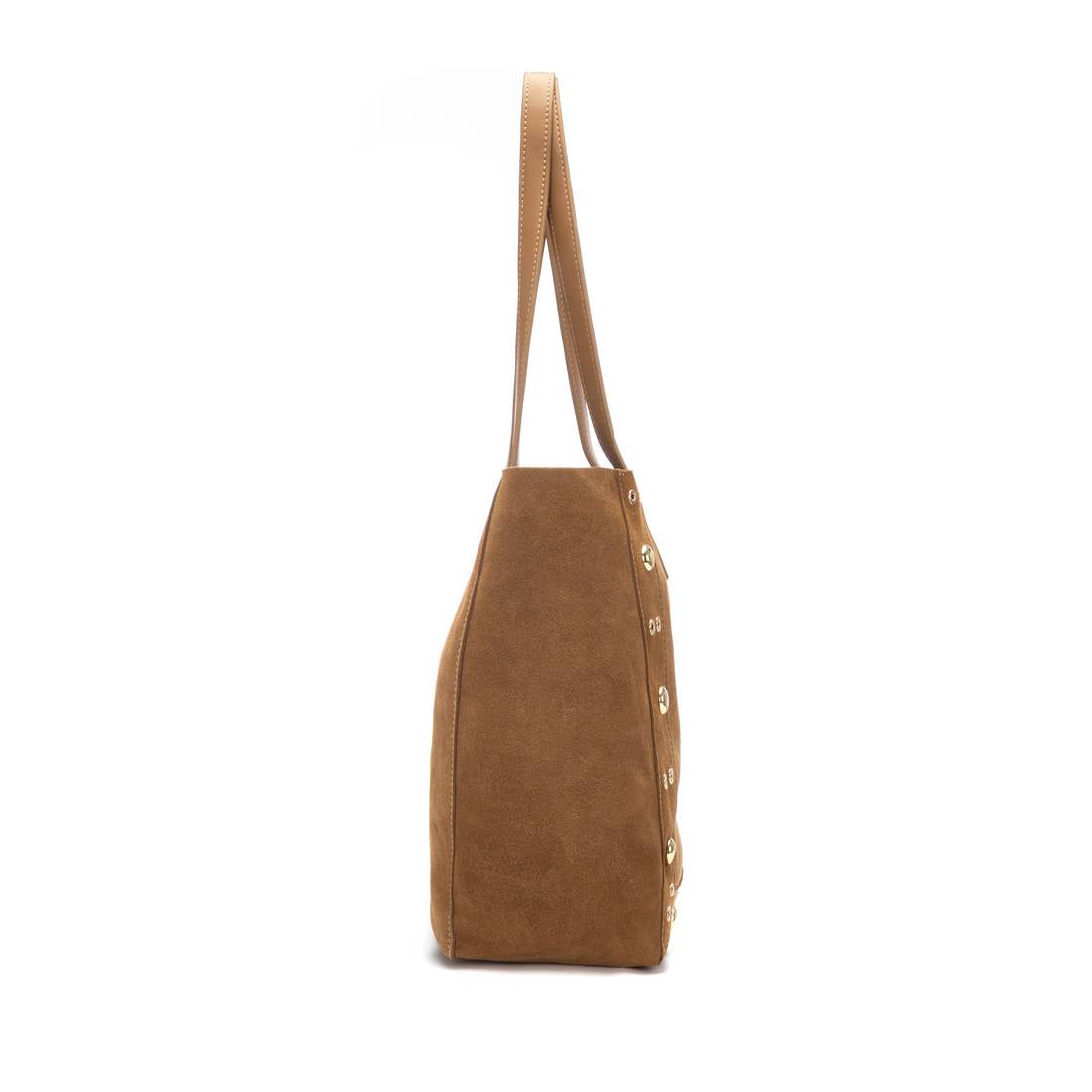Carmela 18621201 sac épaule camel suède 43 cm