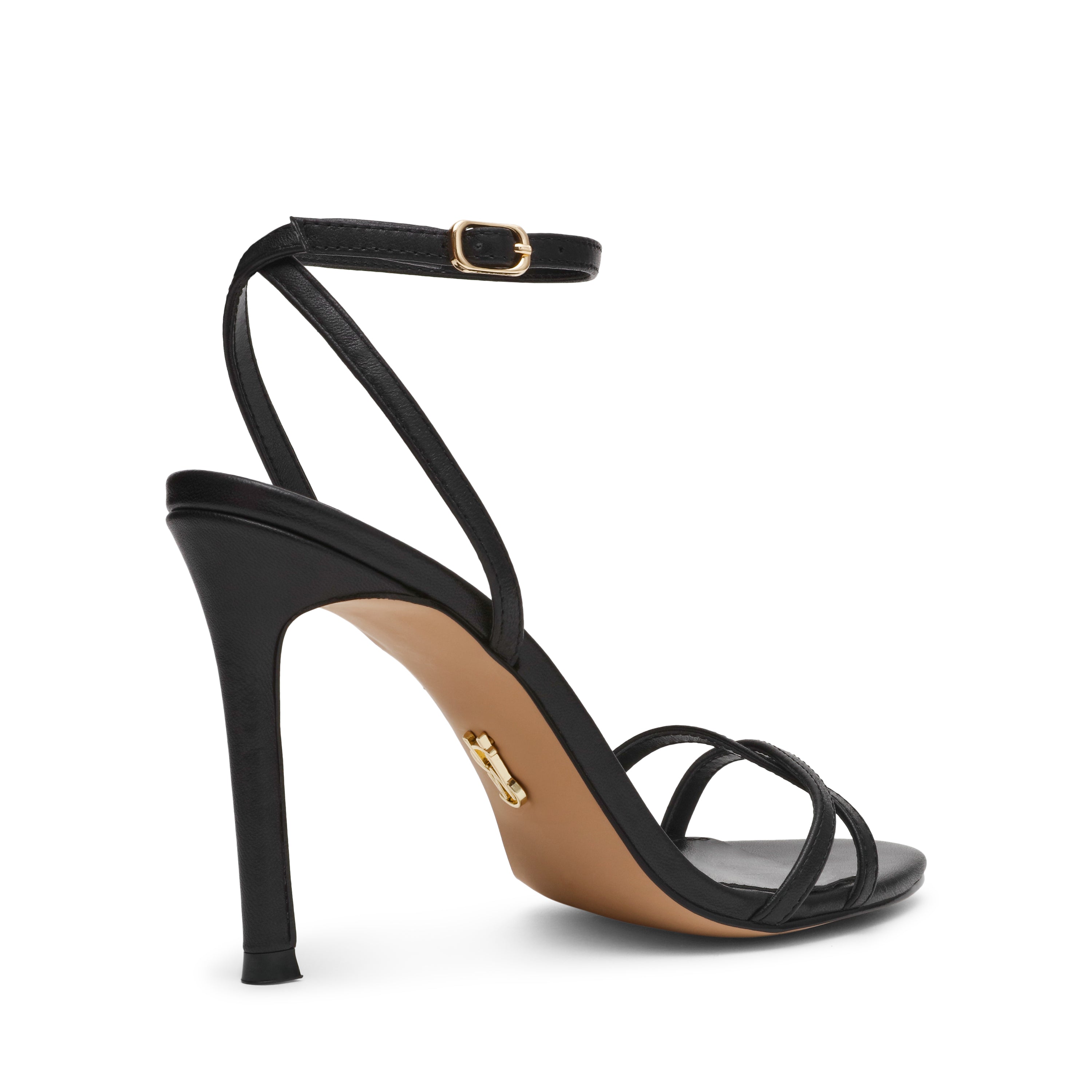 Steve Madden Jypsey-Cn sandale noir cuir talon 8 cm