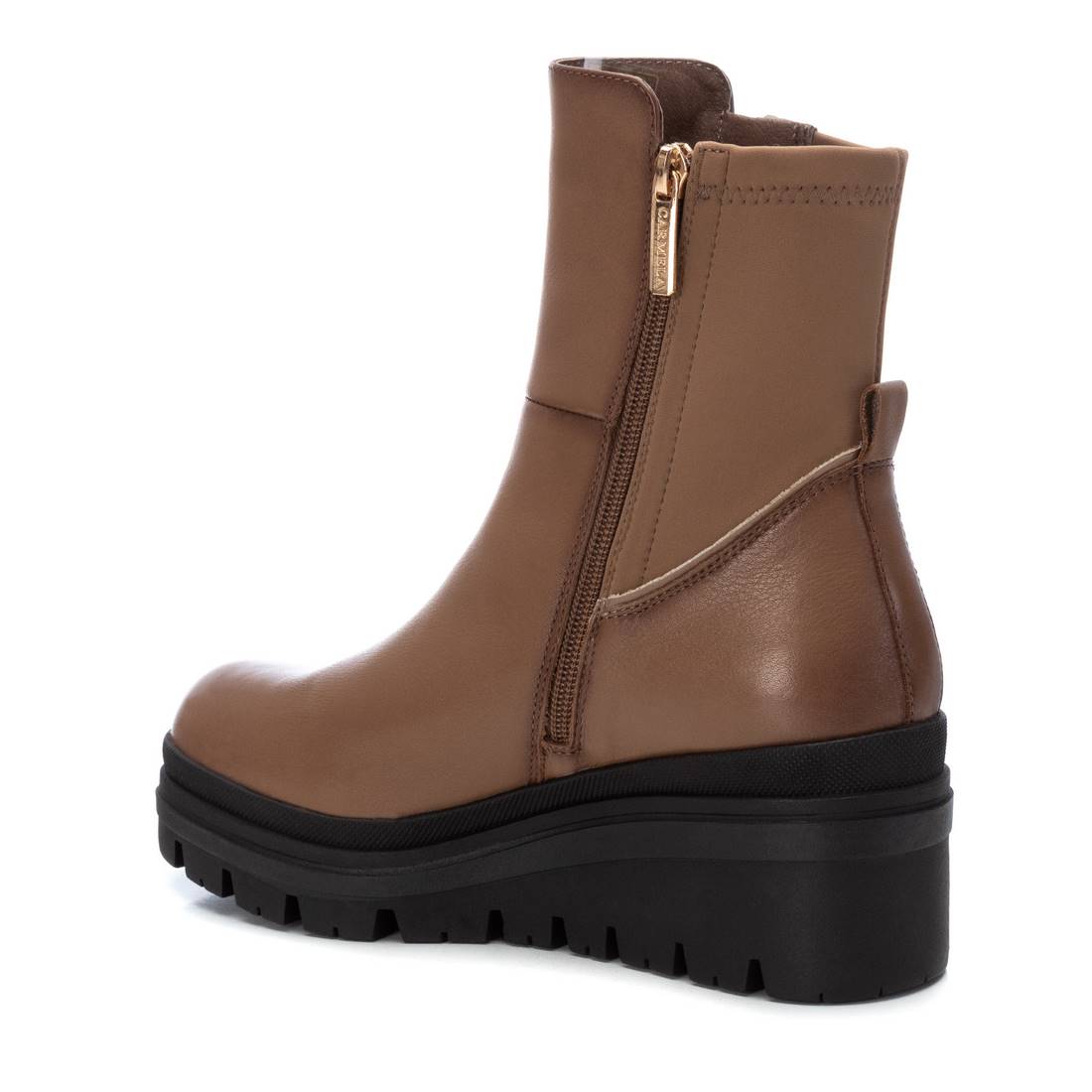 Carmela 16092403 bottine marron cuir compensée 7 cm