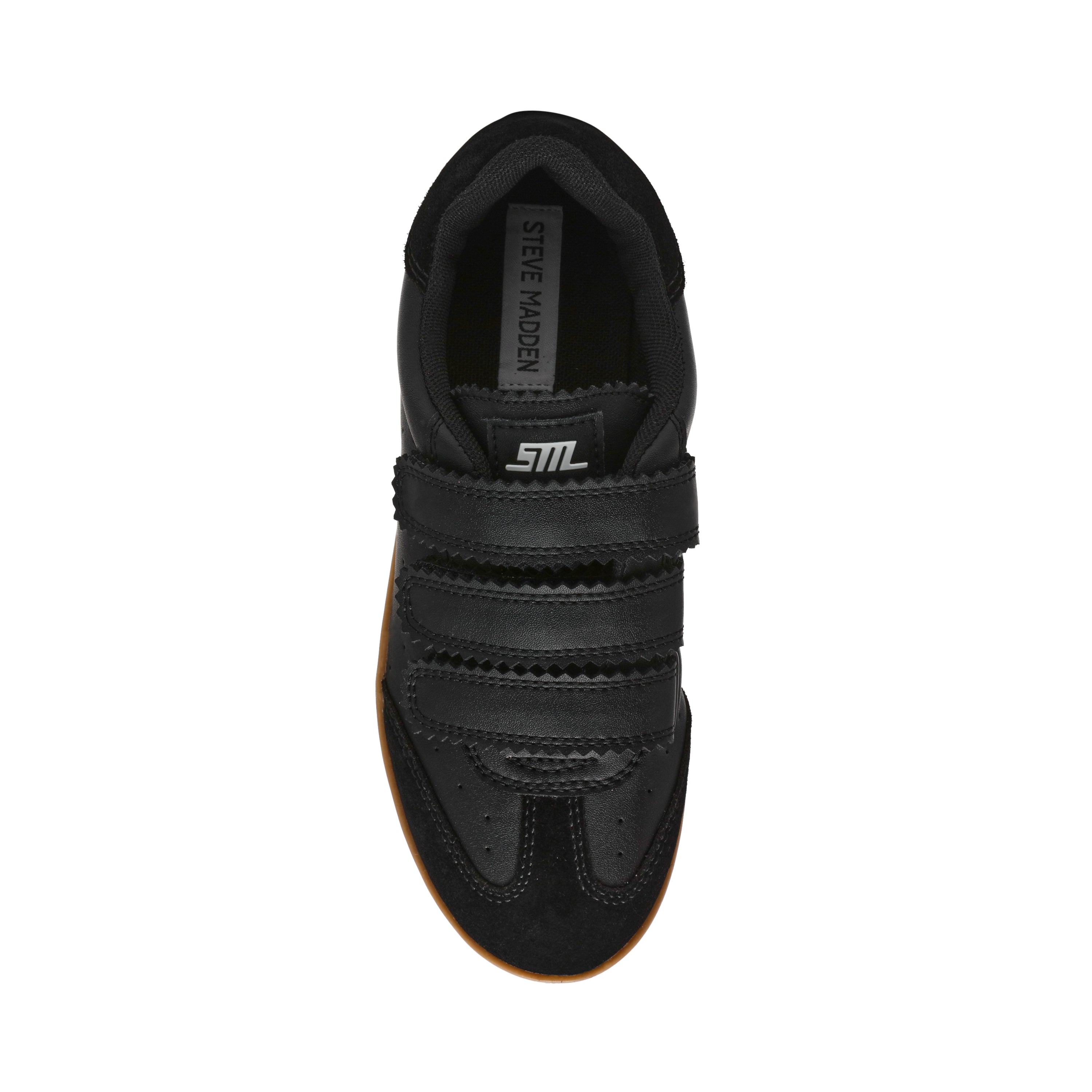 Steve Madden Daybreak basket noire cuir velcro