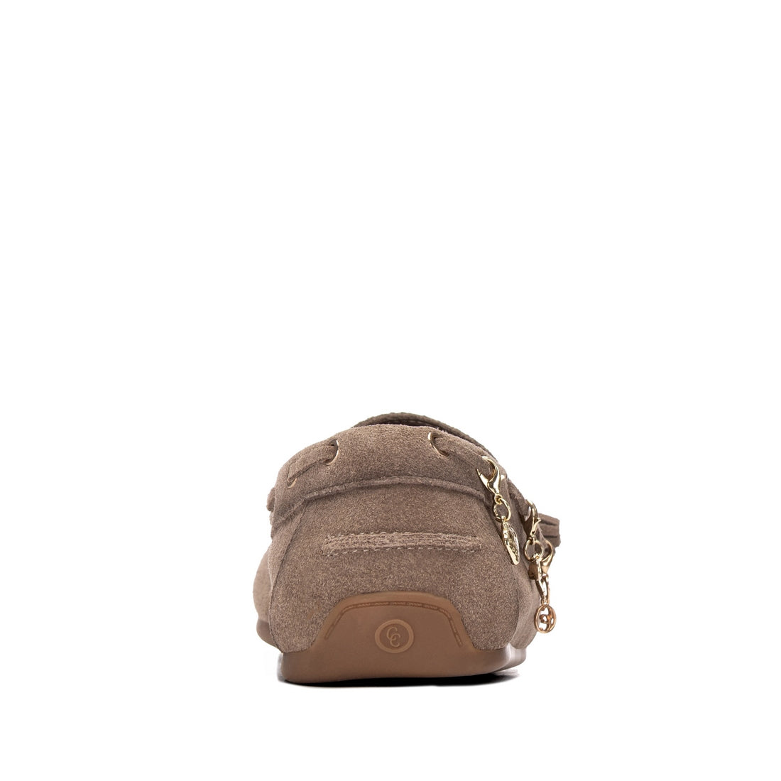 Carmela 16414705 mocassins taupe cuir plat