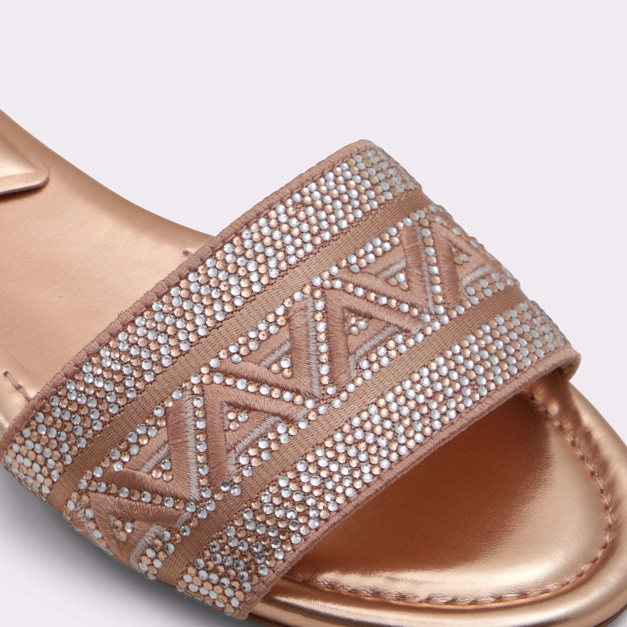 ALDO Ghalia claquettes beige strass