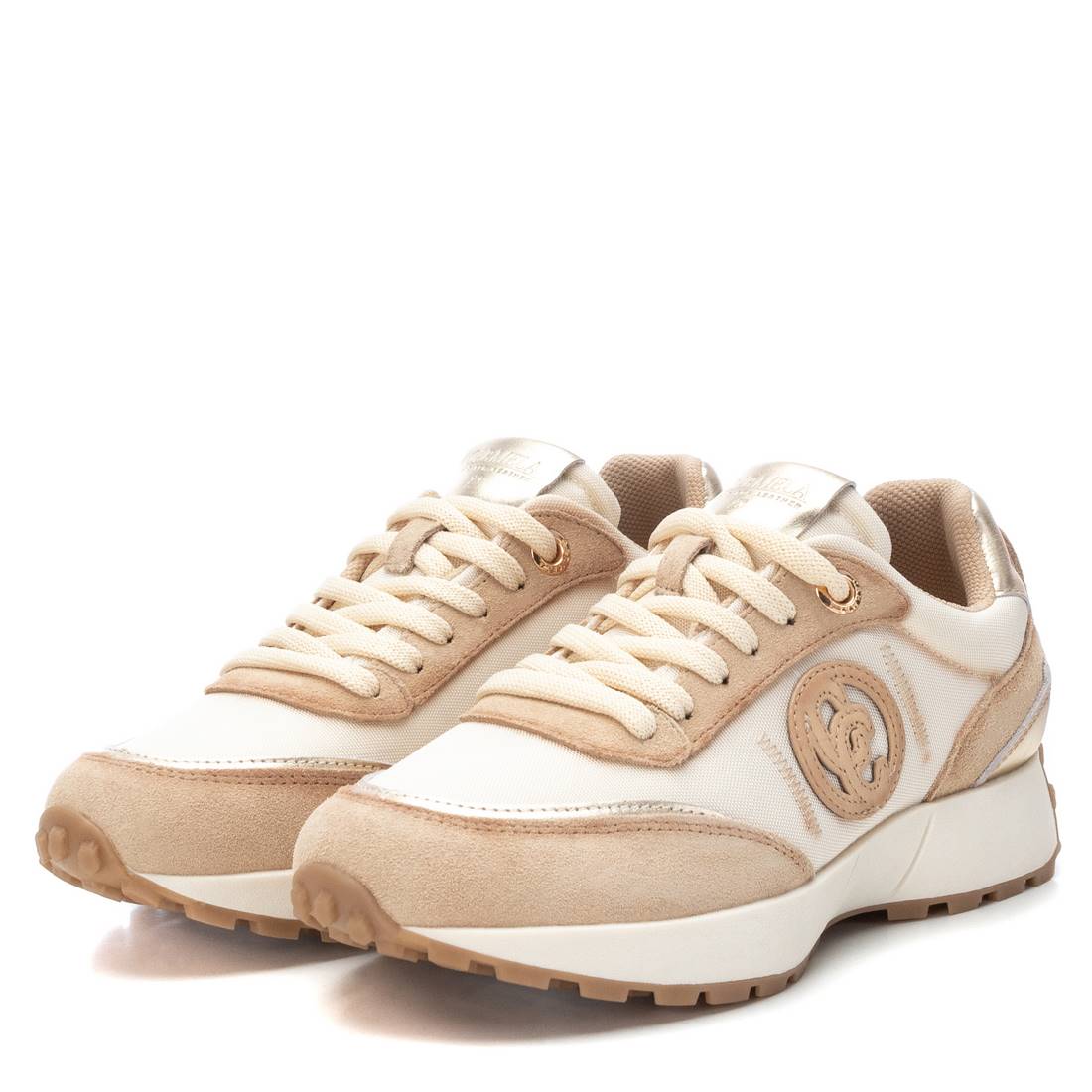 Carmela 16143303 baskets femme marron cuir lacets