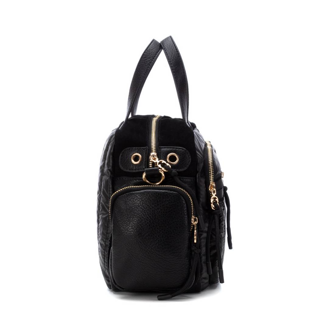Carmela 18605601 sac bandoulière noir nylon 7 poches