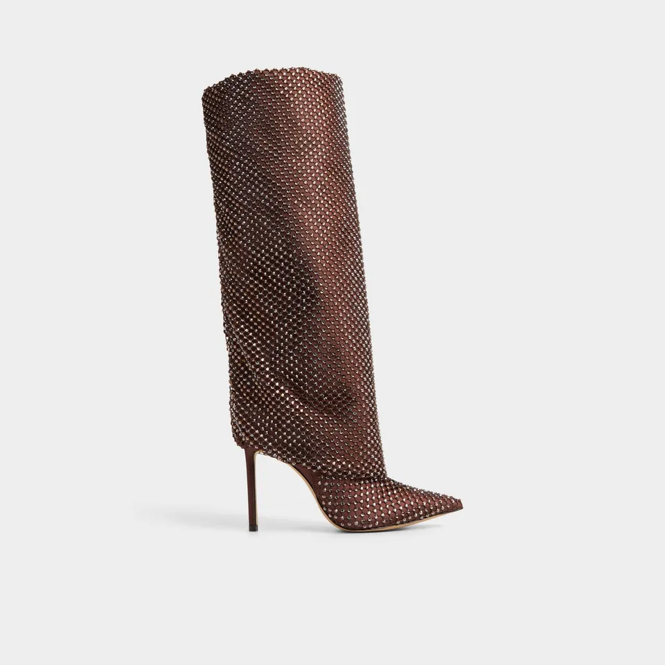 ALDO Livydalia bottes hautes strass mocha