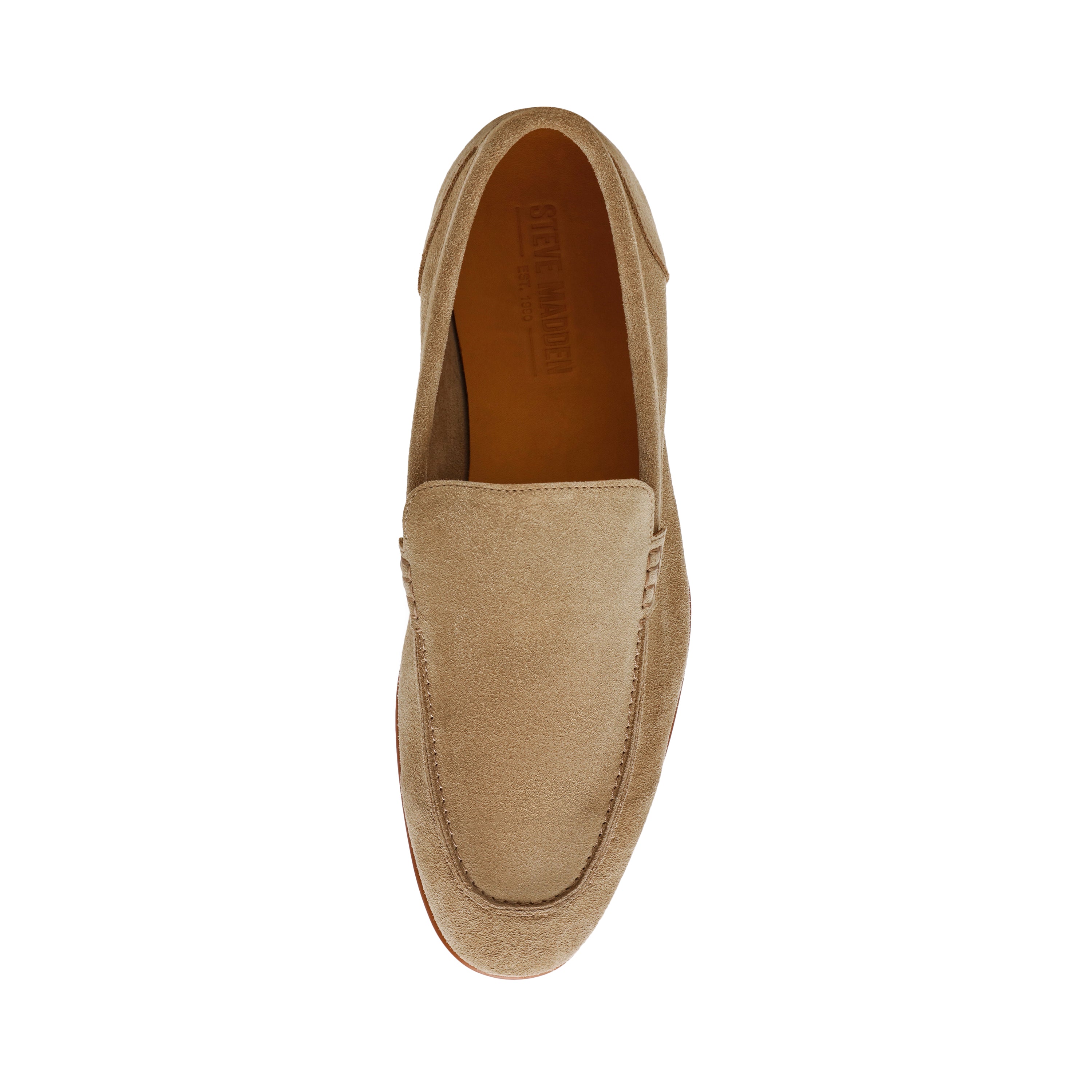 Steve Madden Eirik mocassins homme taupe daim