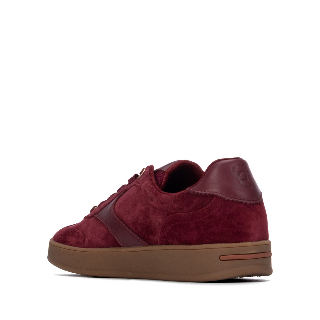 Carmela 16437206 baskets femme bordeaux cuir